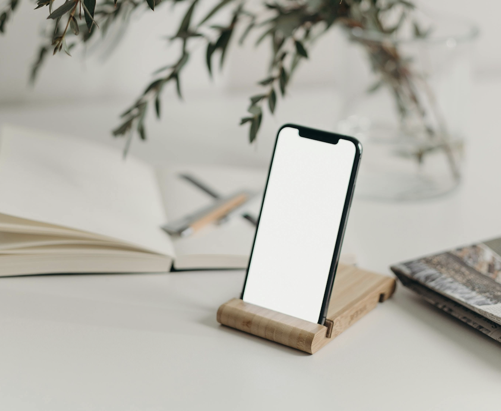 Custom mobile app interface preview